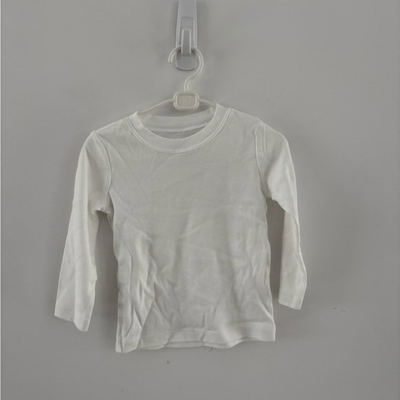 Carter's Soft White Long Sleeve Tee - Picture 1 of 3